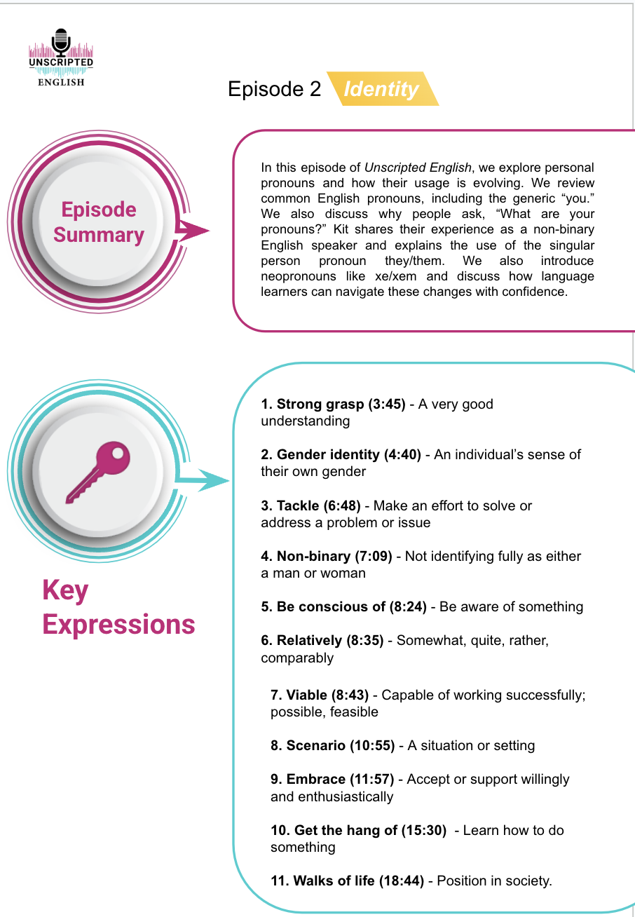 Episode 2 Handout link